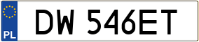 Truck License Plate